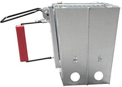 Barbecue da Esterno, in Metallo, con accenditore a Carbone, per Barbecue, da Campeggio, con accensione Rapida, con barile di stoccaggio del Carbone, fornello da Cucina