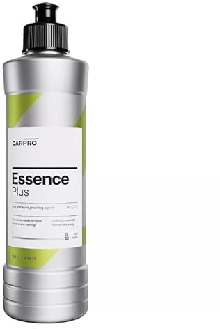 CarPro Essence Plus 250 ml – Polissage brillant sans abrasif, rafraîchissant pour revêtement céramique, Swirl-Filler & entretien de la peinture + gants en nitrile Fiwiko
