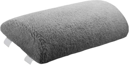 Sillón de relax de 4 pulgadas, cojín de espuma viscoelástica con correa elástica, cojín semicircular en cuña para piernas y espalda, 58 x 25 x 10 cm