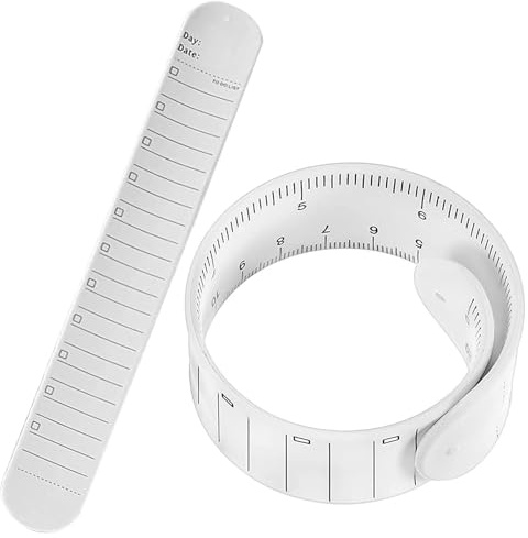 Generiskt återanvändbart silikonarmband – skrivbart silikonarmband anteckningsblock – anteckningspåminnelse, för väska, skolväska, plånbok, resväska och låda, Siehe Beschreibung, Se beskrivning, Se