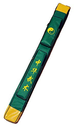 VNsdSD Custodia for Tai Chi, for spada multifunzionale for armi a singolo e doppio strato verde militare in tessuto Oxford con PU, Strato(Single Layer)