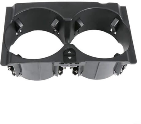 Sileduove Porte-gobelet de voiture pour Mercedes-Benz Classe E W212, porte-gobelet pour console centrale compatible avec A2126800110 2126800110, noir en plastique ABS