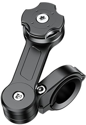 Aluminium Motorcykel Cykel Telefonhållare Vibrationsdämpande Stöd Med Adapter Klistermärke Moto Smartphone Hållare Packning Anslut Stativ
