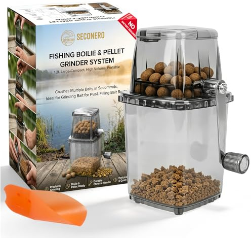 Seconero Carp Coarse Fishing Tackle Multi Bait Grinder System,1.2L