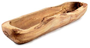 Pure Olive Wood Cesto per Pane, Legno, Marrone, 35mm x 8 mm