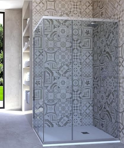 Hydra Box Doccia angolare Porta Scorrevole 70x90 cm Trasparente