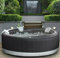 Luxus Premium SPA aufblasbarer Whirlpool aufblasbar + LCD Fernbedienung Ø204cm Outdoor+Indoor Pool Heizung für 6 Personen MSPA Mallorca Feeling Camaro
