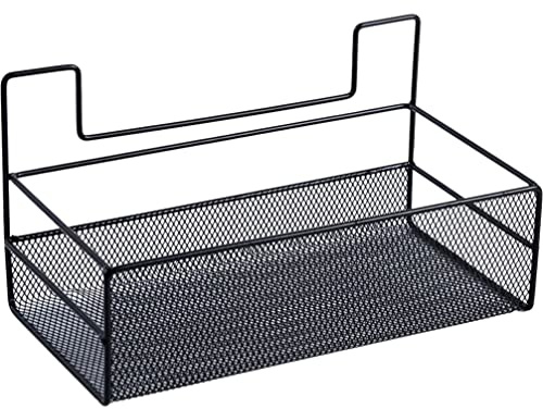 DOITOOL Wall Mounted Storage Basket No Drilling Hanging Wire Basket Bathroom Storage for Shower Kitchen Bedroom Living Room 10.24 X 5.51 X 5.12 in