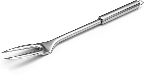 Forgast Forchetta da Portata, Forchetta da Buffet, Acciaio Inox, Lunghezza 31,5 cm, Forchetta per Carne, Forchettone Professionale per Barbecue, Arrosto, Facile da Pulire, Lavabile in Lavastoviglie