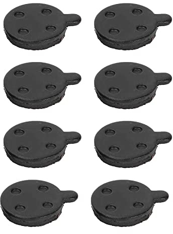 Akozon Frein à Disque de Vélo, 4 Paires de Pièces de Rechange de Scooter électrique Semi-métal en Cuivre Rouge pour Scooter électrique 10 Pouces DS Evercross Disque de Frein Rotor Pad
