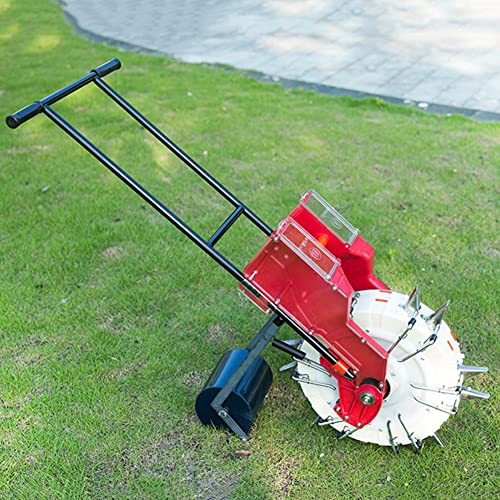 YZJSSL Garten-Sämaschine, Präzisions-Garten-Sämaschine, 2-in-1-Rasensämaschine und Düngerstreuer, Hand-Sämaschine für Weizen, Spender für landwirtschaftliche Samen im Garten (Size : 7 Mouths)