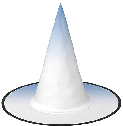 ZISHAK Strukturierter blauer Halloween-Hexenhut für Damen, ultimativer Partyhut für das beste Halloween-Kostüm-Ensemble