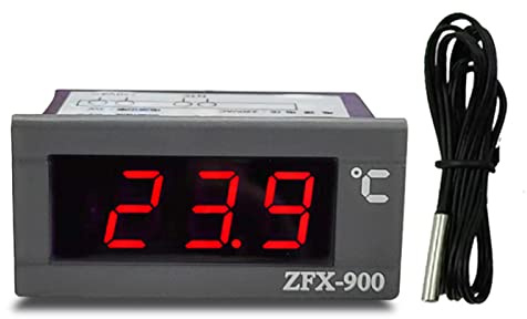Xtahdge ZFX-900 Termómetro empotrado Smart Digital Termómetro Panel de visualización de temperatura armario frío para refrigerador