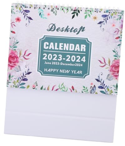 LALAFINA Büro Tischkalender Englischer Monatskalender Für Zuhause Und Büro Hochwertiges Dekoratives Design Für Lehrer Und Studenten