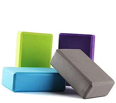 Yardwe 2 Stück Eva Yoga Block Rechteckiger Yogaklotz Rutschfest Hoher Dichte Leichtes Yoga Zubehör Für Zuhause Und Pilates