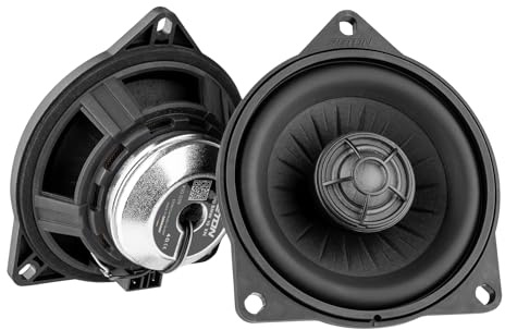 ETON UG-BMW10XN: 10 cm koaxialsystem, kompatibelt med BMW & MINI – N-korg | Ljudstark 4-tums 2-vägs plug & Play ljudsystem för dörrmontering, exakt fordonsspecifik högtalare, 1 par