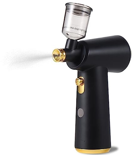 LegendTech-Aerógrafo for el Cabello con Cepillo de Aire for el Cuidado del Cuero cabelludo inalámbrico Recargable para Pintura de Graffiti, Arte de uñas, Maquillaje