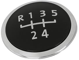 A ABSOPRO 5 Velocidades 6 Velocidades Coche Cambio Palanca Perilla Cabeza Insignia Emblema Tapa Cubierta 5 velocidades Reemplazo de artículo
