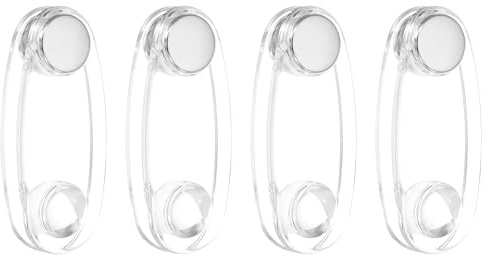 uxcell 4Pcs Blind Cord Weight, 90mm Curtain Blinds Handles Plastic Pull String Pendants for Window Shutter Vertical Roller Blinds Accessories, Transparent