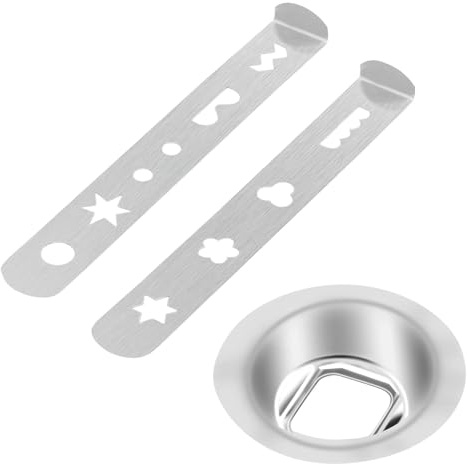 3Pcs Practical Long Meat Grinder Accessories Multifuncational Biscuits Maker Pattern Stencil Churros Dough Pastry Maker for Meat Mincer