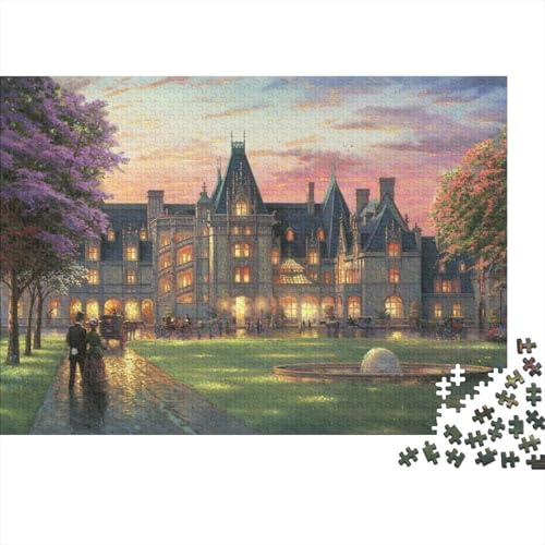 Thomas Kinkade Kunst Holz-Puzzle Für Erwachsene 1000 Teile, Hölzernes Ölmalerei Puzzle, Museums Puzzles, Lernspiele, Tolles Geschenk, Wohnkultur 1000 Pcs