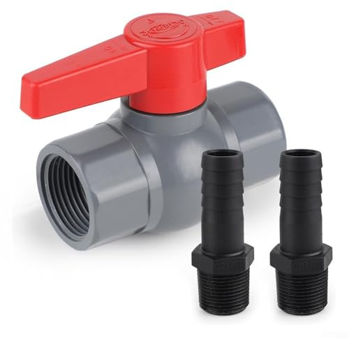 Kugelhahn mit Schlauchanschluss für starke Leistung in Poolsystemen 1 Zoll 1 14 Zoll (1 (32 mm) + 25 mm