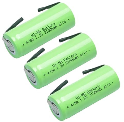 Toothbrush Replacement Repair Battery 2100 MAh 42 Mm Long and 17 Mm Diameter Compatible for Philips Sonicare Elite(3pcs)