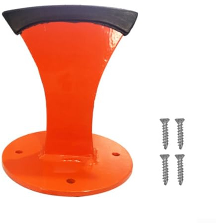 Oniissy Fendeur manuel pour bois de moins de 50 cm, outil de découpe en métal avec lame revêtue de sécurité pour cheminées, fours et barbecue, camping en plein air (orange)