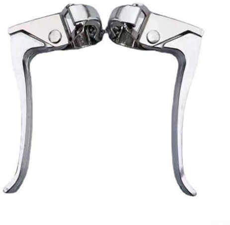 1 par de palancas de freno de bicicleta de 22-24 mm para bicicleta de montaña, compatible con bicicleta de carretera de ciudad, mango ligero de aleación con resorte de alta calidad, fácil instalación