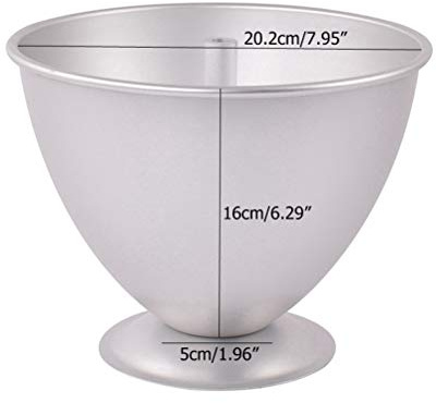 Jeffergarden Moule à Gâteau de Poupée Princesse, Outil de Cuisson en Aluminium Antiadhésif pour des Designs Créatifs dans la Cuisine et la Boulangerie (SILVER)