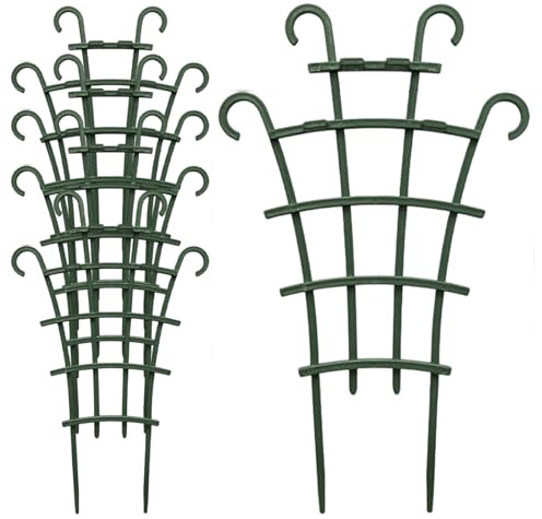 Treillis de Jardin,Ensemble De Supports pour avec Structure | Tuteurs Extérieurs pour Poivrons - pour Pothos De Jardin en Plein Air Fleurs Vigne Pothos Pois Poivrons