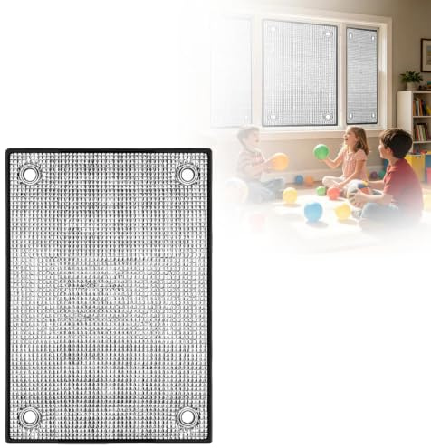 Reflektierende Wärmeschutzfolie, Aluminium Isolierfolie Hitzeschutz Sonnenschutzfolie Fenster Innen, Verdunkelungsfolie Sichtschutzfolie mit Saugnäpfen für Dachfenster Mieter Altbau (Grau, 70*100cm)