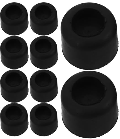 TOYANDONA 10pcs Rubber Trailer Bumper Block with Rounded Edge for Cargo Truck Loading Dock Protection, Anti-slip Surface Prevents Deformation and Hand Injuries, Sturdy Automotive Bumper Pad