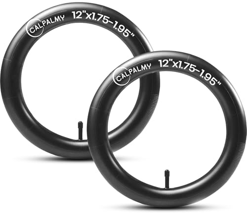 12'' x 1.75/1.95 Inner Tubes (2-Pack) Compatible with Most 12’’ Kid Bikes Like RoyalBaby, Schwinn Elm/Koen, Dynacraft, JOYSTAR and COEWSKE - Made from BPA/Latex Free Premium Quality Butyl Rubber