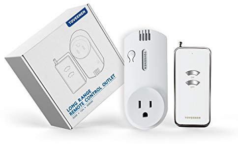 Remote Control Outlet 500ft~1000ft Ultra Long Range 15A Wireless Switch for Lights Heater Pump Vacuum (1 Remote)
