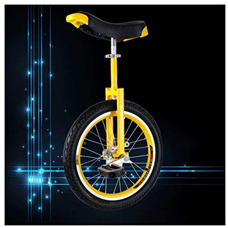 TXTC 18-Zoll-Rad Einrad, High-Strength Manganstahl Gabel, Verstellbarer Sitz, Aluminiumlegierung Buckle, Ergonomischer Sattel Pedal, Laufrad Fahrrad, for Frauen Und Männer Outdoor Sport