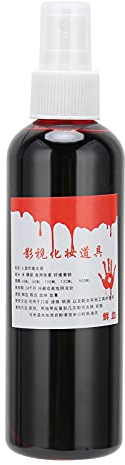 Trucco Sangue Costume di Halloween Spray Sangue Finto Effetto Speciale Trucco Sangue Cosplay Performance Sul Palco Sangue Finto per Teatro e Costume o Halloween Zombie 200 Ml