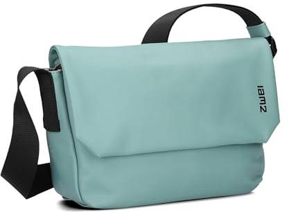 Zwei Umhängetasche Cargo CA60 Messenger-Bag 3 Liter hochwertiges Hydroflex-Material praktisches Schlüsselband verstellbarer Gurt sportliche Crossbody-Bag für Damen Herren & Teenager (ocean)