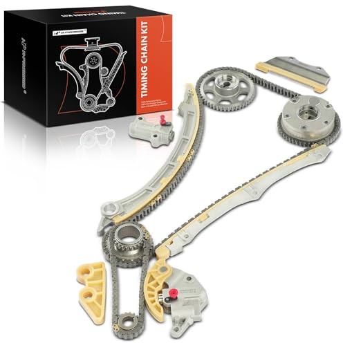 A-Premium Engine Timing Chain Kit W/VVT Sprocket Compatible with Honda CR-V CRV 2012-2014, Accord 2008-2012, Crosstour 2012-2015 - 2.4L, Replace# 14310R5A305