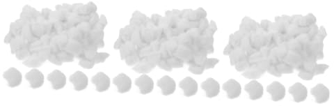 Baluue 3stücke Mini Wattebällchen Saugfähige Praktische Watte Für Nagellackentfernung Tägliche Reinigung Und Make-up-anwendung Cotton Für Hauttypen