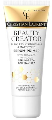 Christian Laurent Beauty Creator - Base sérum lissante et matifiante avec céramides, peptides et or 24 carats - 30 ml