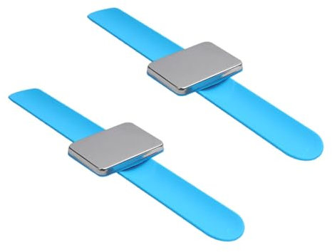 NUOBESTY 2stücke Magnetische Haarnadel-armbänder Mit Nadelhalter Silikonarmbändern Für Friseure Und Handwerker