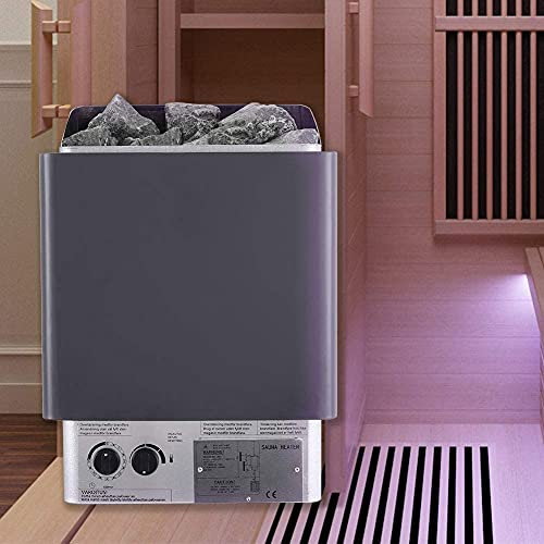 XHSMYXGS Electric Sauna Heater, Sauna Stove, Portable Sauna Heater, 200V/220V Sauna Room Stove Dry with Thermostat Control, for Hotel