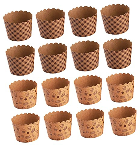 KOCKSHION Caissettes à Muffins et Cupcakes en Papier Alimentaire 100pcs Résistantes la Graisse et Haute Température, Emballage Cuisson Four pour Pâtisserie Maison, Accessoires Décorations