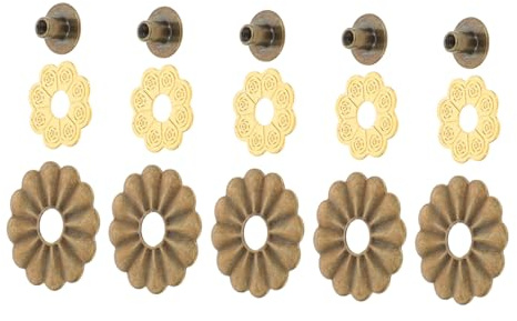 CLISPEED 5 Set di Accessori per Ventagli da Ballo Dadi Parti per Ventagli Pieghevoli Dadi E Rivetti Perno di Ricambio per
