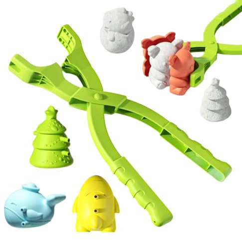 Ofcwoa Schneeballformer - Tragbare Lustige Outdoor Spielzeuge - Praktischer Schneeball Clip Winter Spielzeug,Für Erwachsene Kinder Reisen Garten Weihnachten Geburtstag