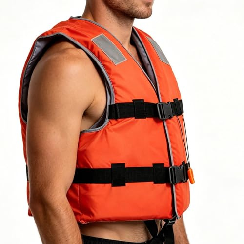 Giubbotto di Salvataggio per Adulti | Giacca Salvagente d'Acqua,Gilet Galleggiante Per Adulti - Per Fiume Lago Rafting Vela Surf Stand Up Paddleboarding Kayak Canottaggio Pesca