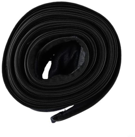 Tuyau de protection pour brûleur de soudure TIG/MIG - Bleu - 4,5 cm de large - Avec chaîne de traction - Flexible - Résistant à la chaleur - Pour brûleurs à refroidissement par air - Série 9 et 17
