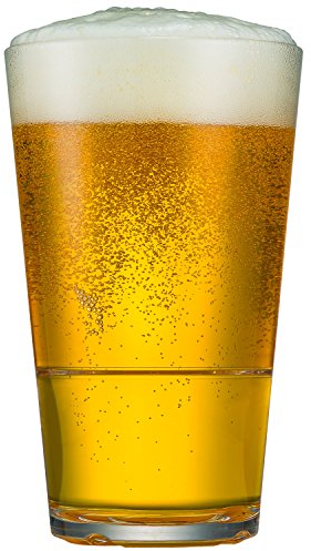 Drinique Caliber Cooler Unbreakable Tritan Tumbler Glasses, 22 oz. (Set of 4), Clear,Cal-CO-CLR-4