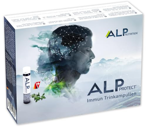 ALP PROTECT Immun Trinkampullen, 14x 25ml, Vitamin B Komplex Selen Zink Vit C E Zink Q10
